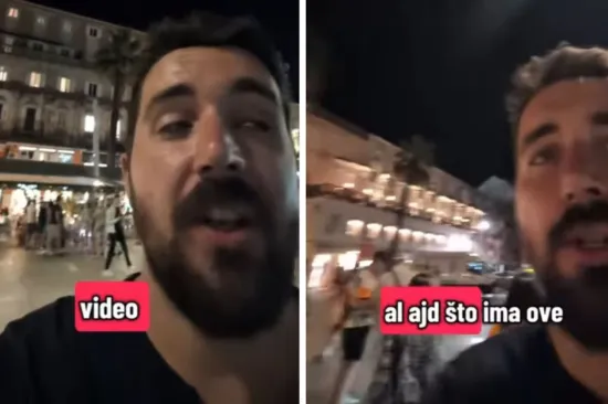 Srbin došao u Split i ovim videom neke digao na noge: '**bem ti sunce, naježio sam se!'