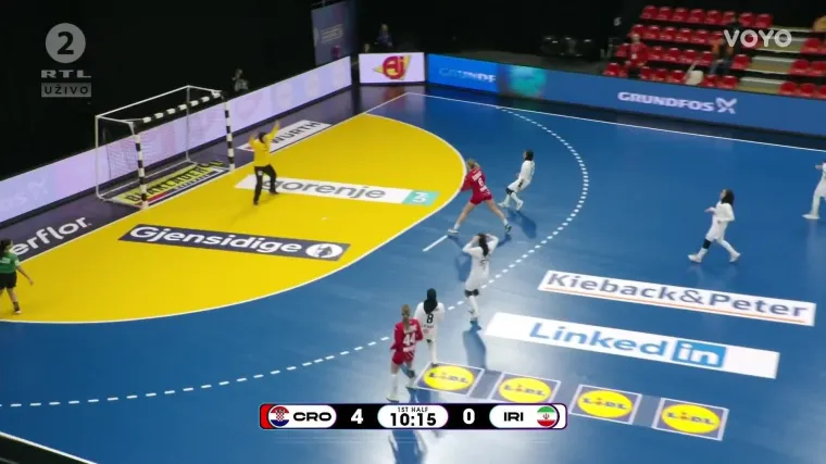 Hrvatska uništava Iran. Sara Šenvald opet zabila