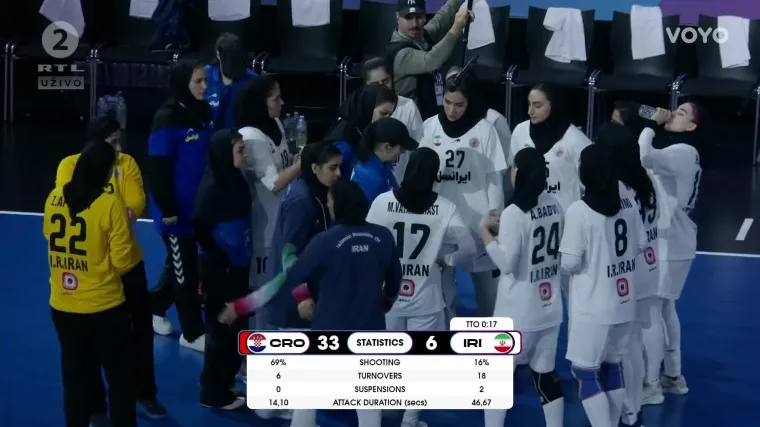 Hrvatska je vodila 33:6, a onda je protivnička trenerica pozvala time-out i iznenadila sve