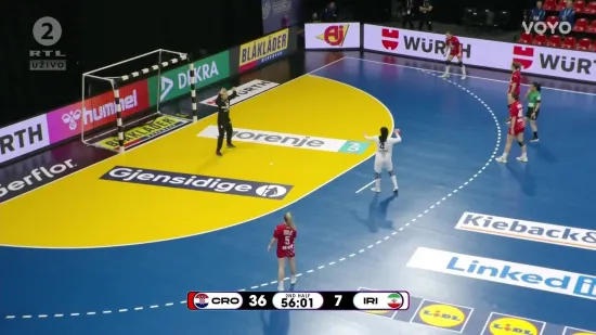 Jako hrabar potez rukometašice Irana protiv Hrvatske, ovako je izvela sedmerac