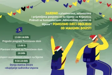 Adventski uspon na Sljeme za Krijesnicu: Humanitarni događaj za djecu oboljelu od raka