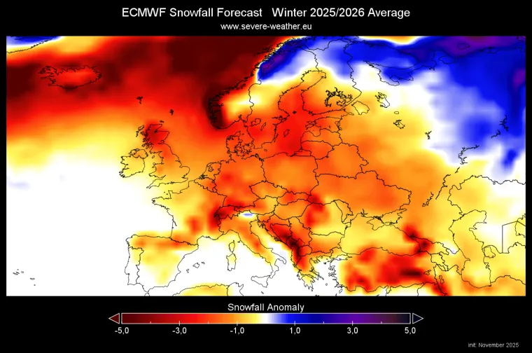 Ima li &scaron;anse za bijeli Božić? Objavljena velika snježna prognoza, evo &scaron;to nas čeka