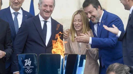 Olimpijski plamen stigao je u Italiju, sitno odbrojavamo do početka Igara