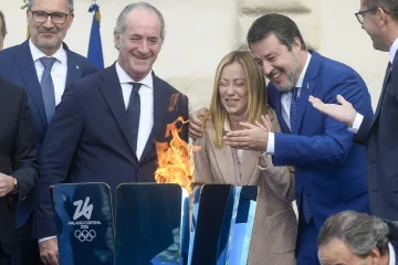 Olimpijski plamen stigao je u Italiju, sitno odbrojavamo do početka Igara