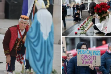 Molitelji se okupili u Zagrebu, stigli i prosvjednici: Održana posljednja Tiha misa