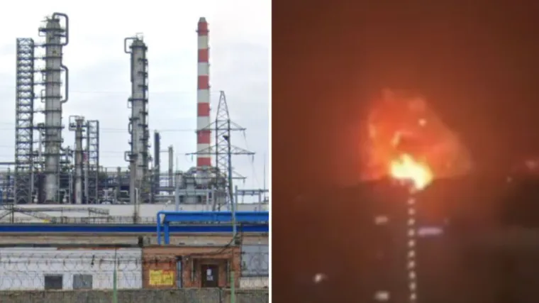 Novi udar na Putinovu naftu! Dronovima zasuli rafineriju kraj Moskve, kruže snimke