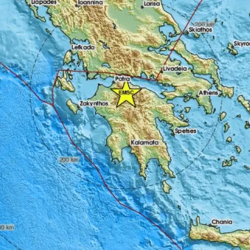Snažan potres pogodio Grčku, stanovnici uznemireni: 'Jaka tutnjava, a onda se počela kuća tresti'