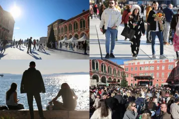 Nedjelja u suncem okupanom Splitu: Zanimljiv modni odabir jedne dame mamio poglede