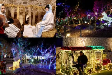 Pogledajte bajkovite prizore Božićnog sela: Osvijetljeno je s čak 4,5 milijuna lampica