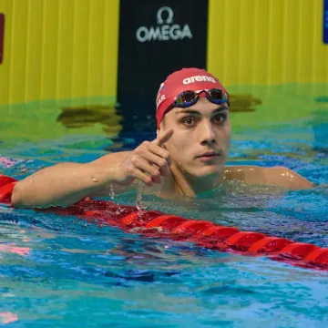 Fantastični Hribar prvak Europe na 50 metara slobodno: Izjednačio rekord Draganje