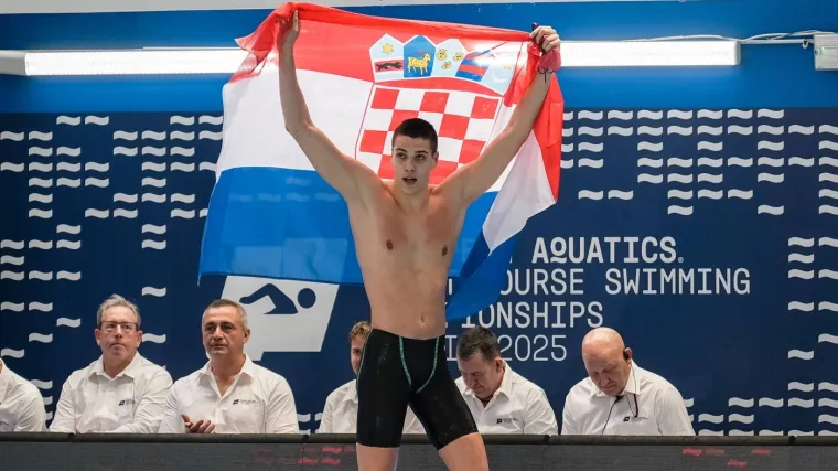 Hrvatska ima prvaka Europe u plivanju! Hribar ruši rekorde kao od šale: 'Strašno sam zadovoljan'