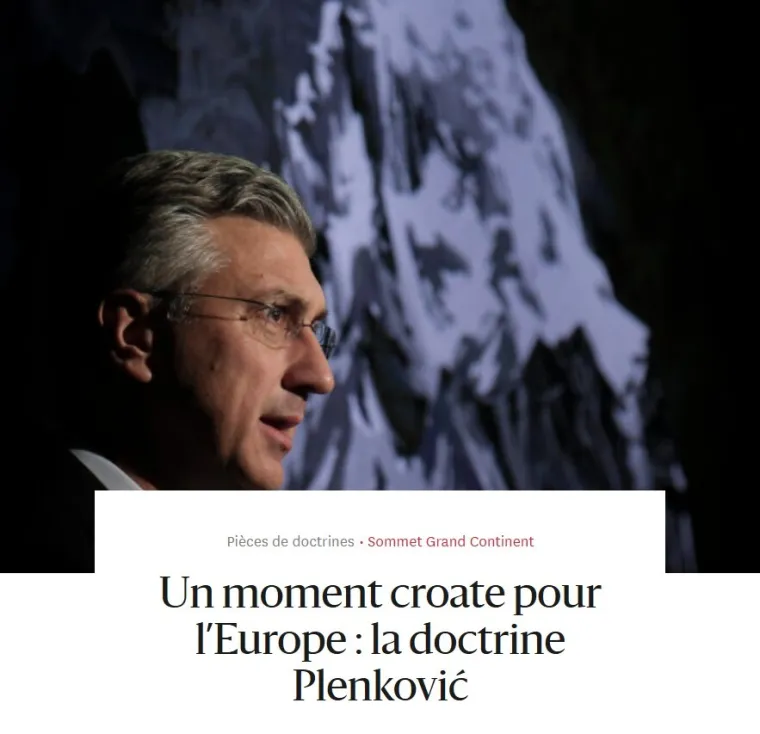 Plenkovićeva doktrina u francuskom časopisu: 'Teško da je to zadnji pokušaj prekrajanja granica'