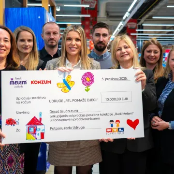 Zaklada 'Budi Melem' donirala 10.000 eura humanitarnoj udruzi 'RTL pomaže djeci'