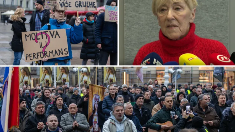 Poznato koliko je potpisa prikupljeno protiv molitelja na Trgu: 'U Hrvatskoj ni psi ne umiru kao žene'