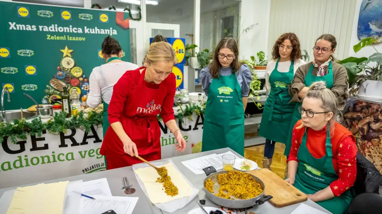 Lidl i Prijatelji životinja održali Xmas biljnu radionicu kuhanja