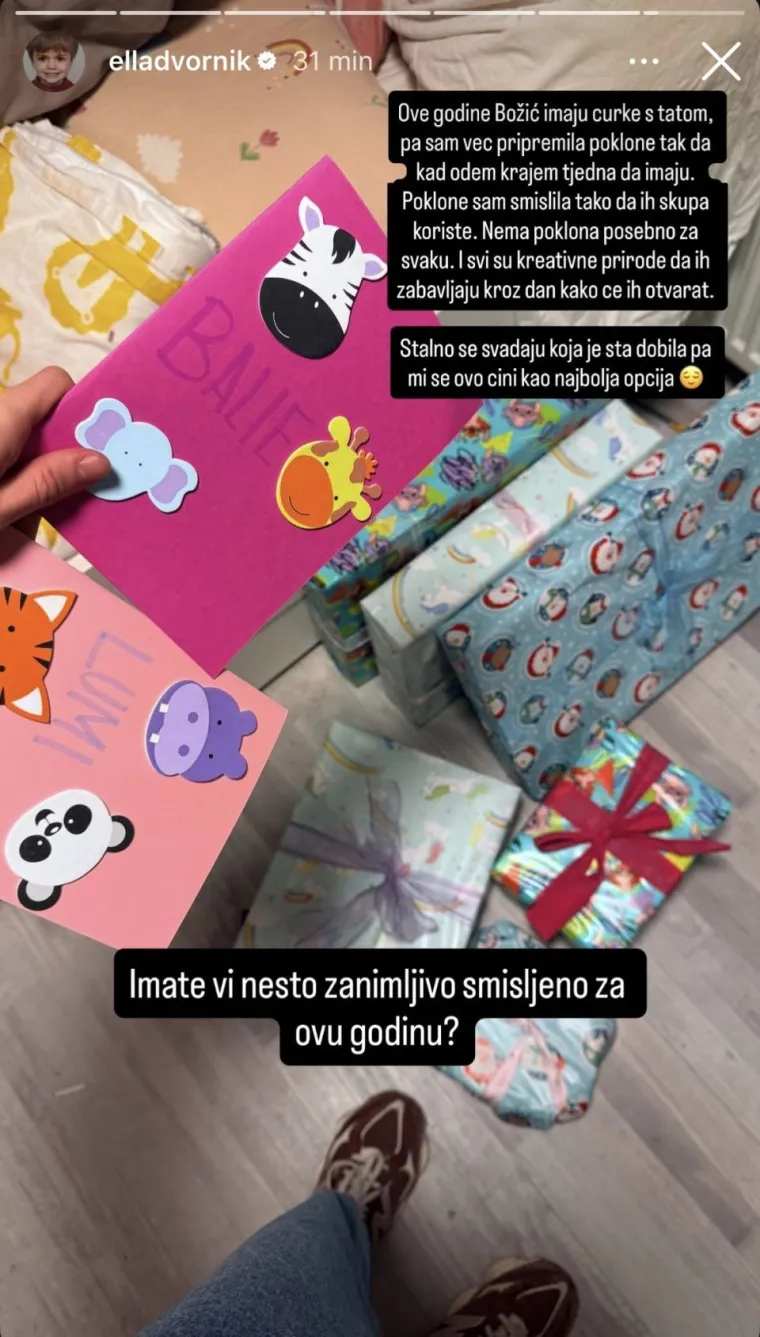 Ella Dvornik otkrila da neće biti s kćerima za blagdane: 'Ove godine Božić imaju curke s tatom'