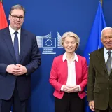 Snimljen neugodan trenutak: Ursula von der Leyen 'ušutkala' Aleksanda Vučića