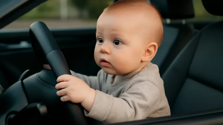 Policijaci zatekli bebu kako upravlja vozilom na autocesti, ali to nije bio kraj šokovima