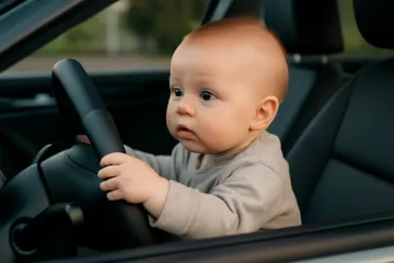 Policijaci zatekli bebu kako upravlja vozilom na autocesti, ali to nije bio kraj šokovima