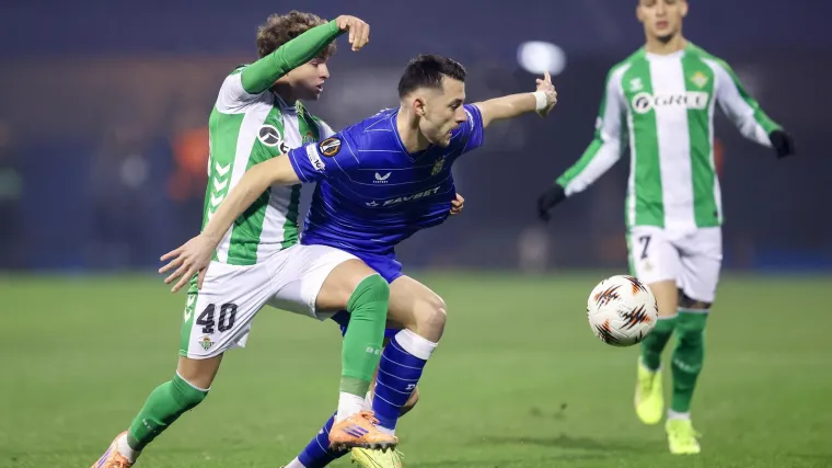Betis pobijedio Dinamo za 7 minuta, a jedan detalj u igri Plavih sve je neugodno iznenadio