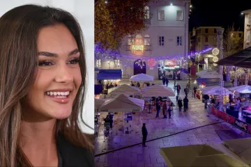 Na burgeru i fritulama s Laurom: Zadarska ljepotica uživala u adventskoj ponudi rodnog grada