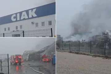 Pogledajte snimke hale CIAK-a nakon požara: Zbog opasnih kemikalija prati se kvaliteta zraka