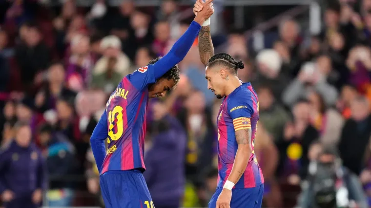 Raphinha spasio Barcelonu: Dvostruki strijelac slomio Budimirovu Osasunu tek u završnici