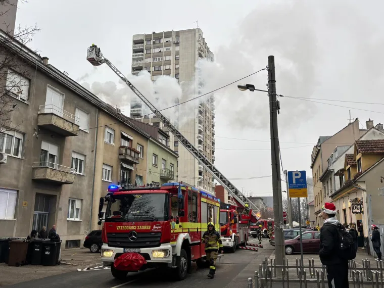 Požar na krovi&scaron;tu zgrade kod Doma sportova u Zagrebu: Vatrogasci otkrili &scaron;to se dogodilo