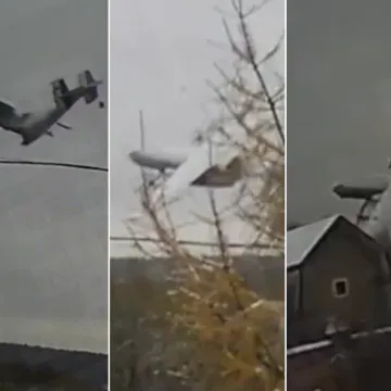 Pojavila se snimka pada ruskog aviona: Raspao se u zraku, poginulo sedam članova posade