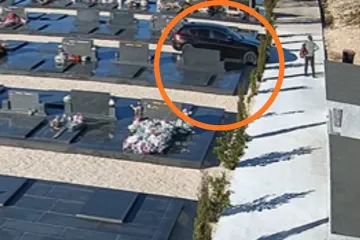 Bizarno na Jadranu, vozač projurio kroz groblje - objavili video: 'Tu ni mrtvačka kola ne ulaze'