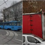 Kaos u Savskoj! Kamion počupao kablove, tramvaji se nanizali u koloni