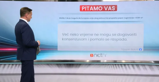 Hrvati rekli misle li da se Europska unija može raspasti kao Jugoslavija