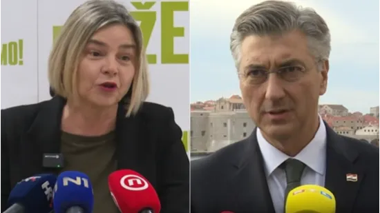 O&scaron;tar nastup Benčić na Plenkovićev stav o referendumu: 'Niti ga je itko pitao, nit će ga itko pitati'