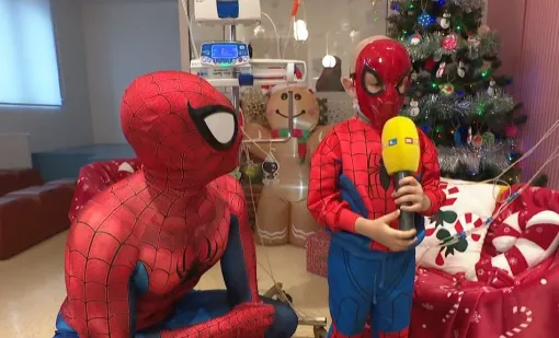 Filmski dan u KBC-u Zagreb: Mali&scaron;ane na onkologiji razveselio omiljeni junak