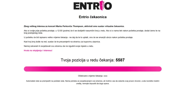 Karte za Thompsonov koncert u Splitu i Poreču pu&scaron;tene u prodaju: Evo koliko ljudi čeka u redu