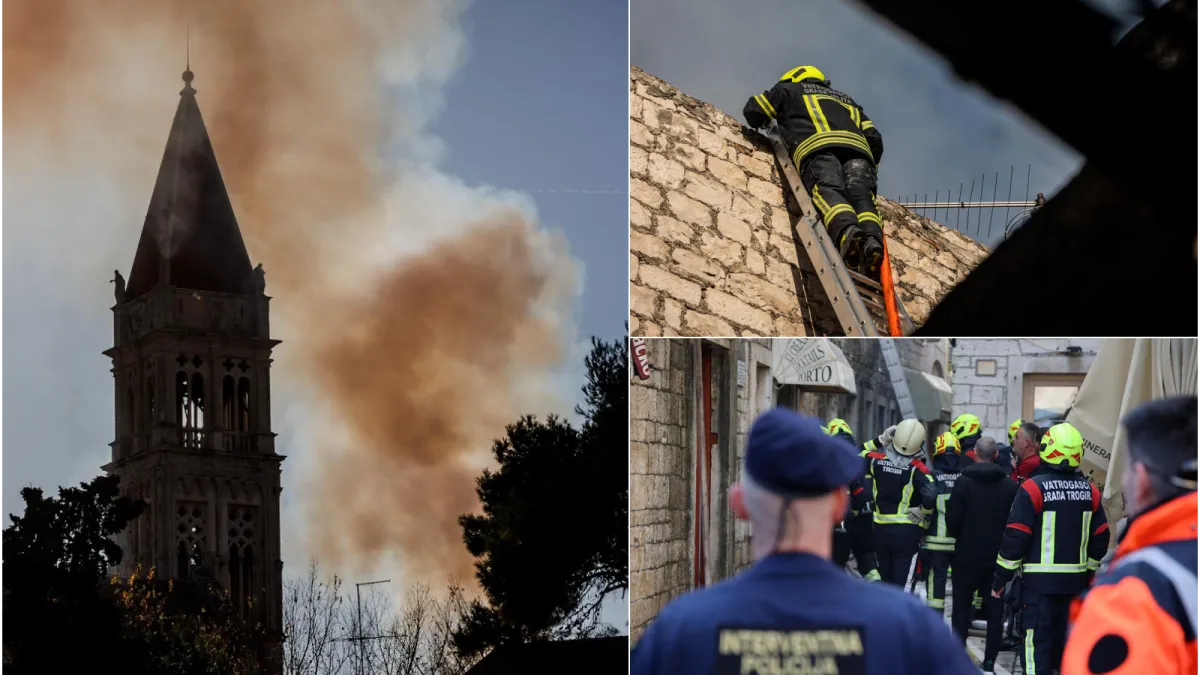 Vatrogasci otkrili detalje drame u centru Trogira: 'Požar se brzo &scaron;irio, morali smo se povući...'