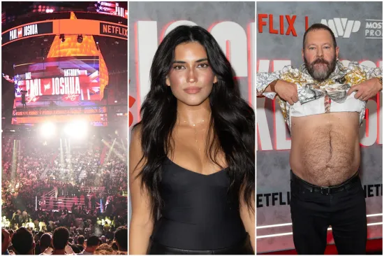 Slavni i poznati pohodili meč Joshua i Parkera: Lijepe žene i ekstravagantni tipovi plijenili pažnju