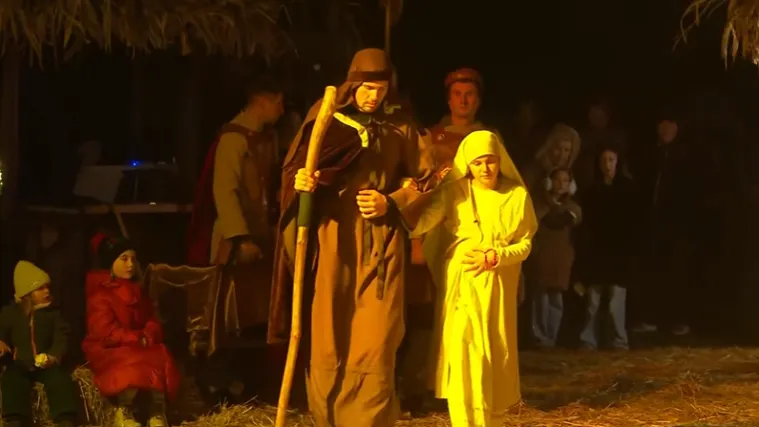 Žive jaslice u Zagrebu dirnule mnoge: Biv&scaron;i ovisnici oživjeli Isusovo rođenje