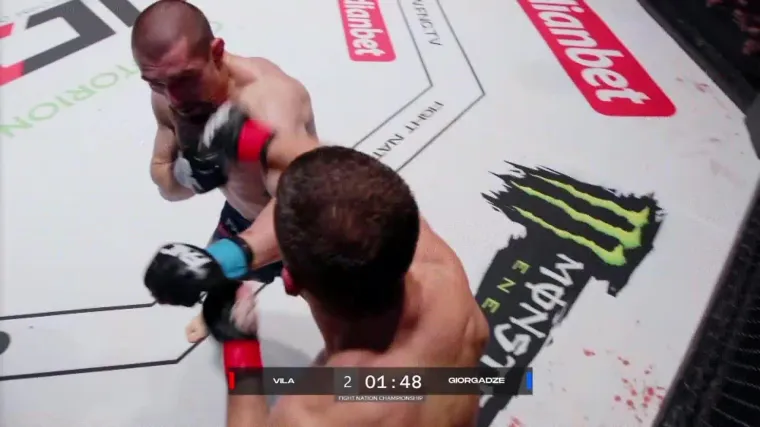 Luka tukao pa dotukao Ahmeda, nakon ovoga je bio kraj