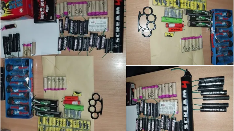 &Scaron;okantna zapljena u Novom Zagrebu! Kod maloljetnika pronađen bokser i cijeli arsenal najopasnijih petardi