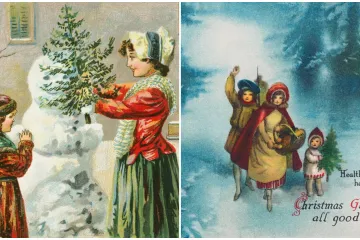 Sjećate li se ovih božićnih čestitki? Njihove ilustracije stvarale su pravu blagdansku čaroliju