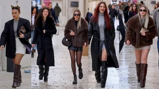 Zadarsku &scaron;picu na Badnjak preplavile lijepe djevojke s dugim nogama u najelegantnijim izdanjima