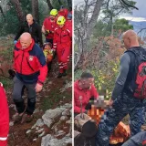 Drama na Marjanu sa sretnim zavr&scaron;etkom: Gotovo 100 ljudi tražilo mu&scaron;karca (85), pronađen je živ