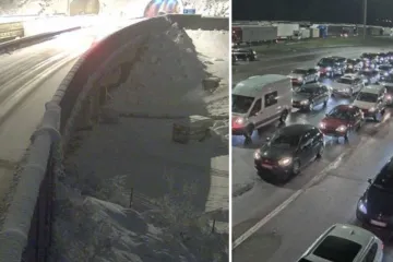 Zimski kaos na prometnicama! HAK upozorava na poledicu, a snijeg i dalje pada: Gužve na Bajakovu i Jasenovcu