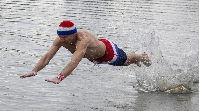 Najhrabriji lege na božićnom piciginiju: 'Volio bi da dođu ovi iz Splita koji se kupaju na 17'