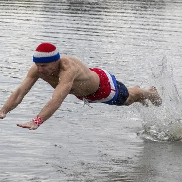 Najhrabriji lege na božićnom piciginiju: 'Volio bi da dođu ovi iz Splita koji se kupaju na 17'