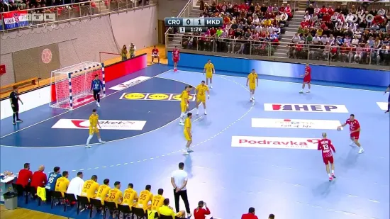 Pavlović neugodnim udarcem pogađa za prvo izjednačenje Hrvatske