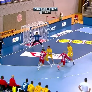Sjajna igra Hrvatske: U oba segmenta pravimo razliku, Slavić 'bravurijama' zaustavlja Makedonce
