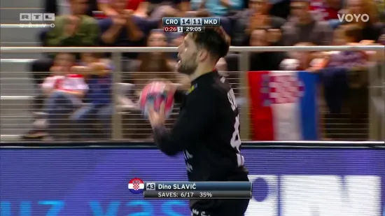 Hrvatska nadmoćna i sa igračem manje: Odlična obrana Dine Slavića