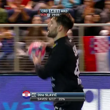 Hrvatska nadmočna i sa igračem manje: Odlična obrana Dine Slavića
